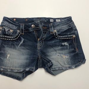 Miss Me signature jean shorts